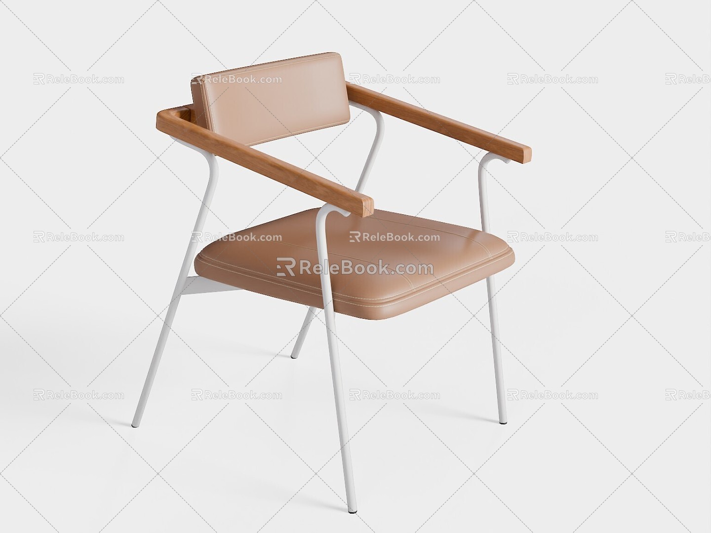 Cadeira modern single chair 3d model