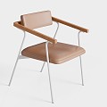 Cadeira modern single chair 3d model