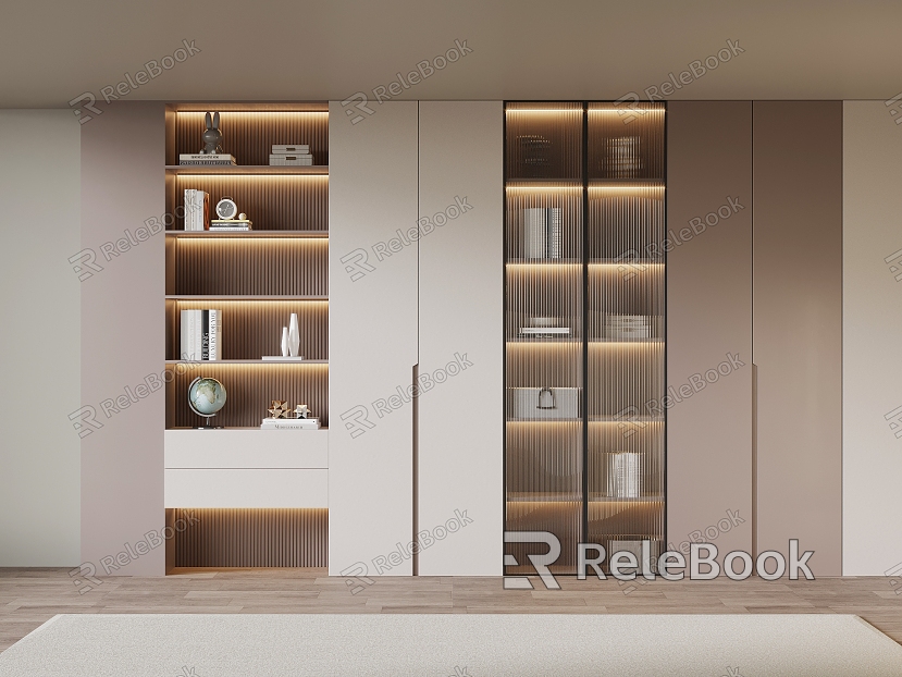 Simple bookcase model