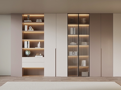 Simple bookcase model