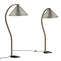 Gubi Middle Ancient Floor Lamp French Floor Lamp 3d model