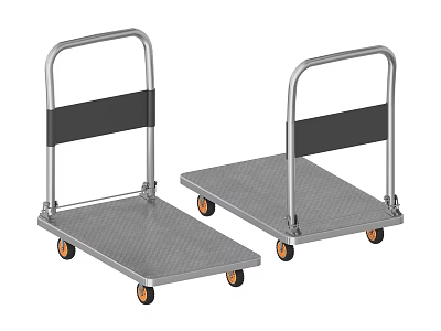 Trolley Flatbed Trolley Flatbed Trolley Transfer Trolley Warehouse Trolley 3d model