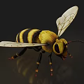 Bee Flying 3d model