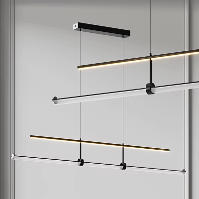 Modern chandelier 3d model