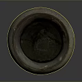 Ancient Handcrafted Clay Pottery Sculpture With Natural Texture And Rustic Finish