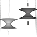 Chandelier Art Chandelier UFO Chandelier Restaurant Chandelier Bedside Small Chandelier Study Tea Room Chandelier 3d model