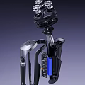 Electric Shaver Disassembled Showing Internal Battery Circuit Board Daily Electrical Appliance