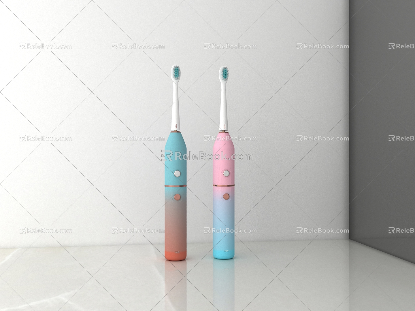 Modern electric toothbrush model