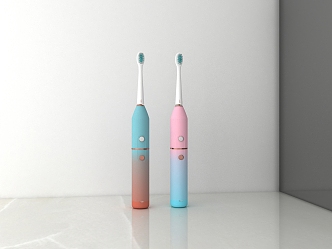 Modern electric toothbrush 3d model