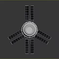 Advanced Orbital Space Station Design Featuring Modular Structure And Solar Arrays