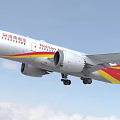Commercial Passenger Airplane With Cockpit Economy Class First Class And 7 Color Paint Schemes