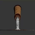 spatula woodworking spatula file tool file manual file cement spatula life supplies 3d model