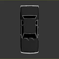 Gray Classic Sedan With Vintage Design Shiny Exterior And Reflective Floor