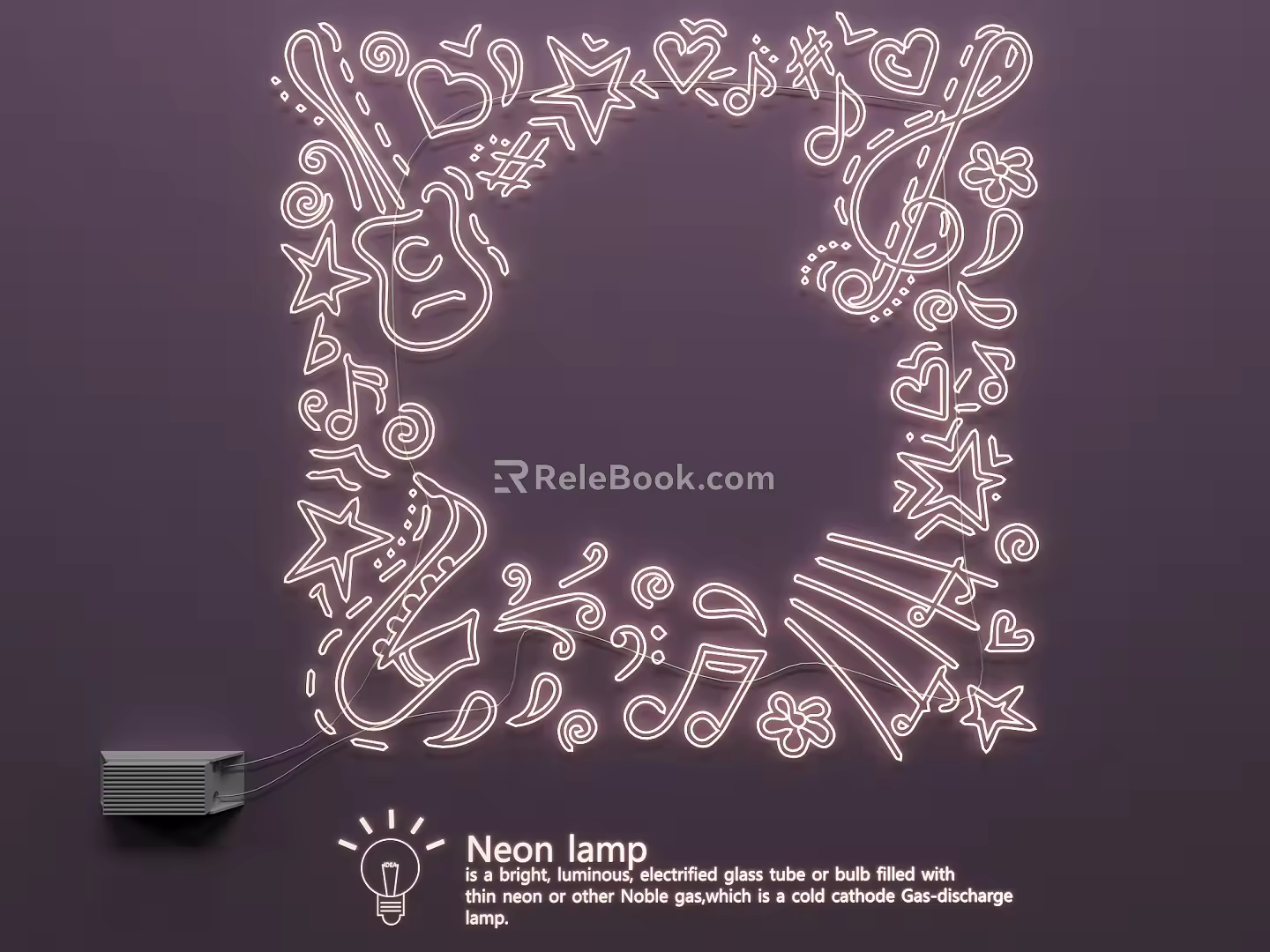 Neon Light 3d model