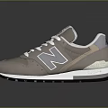 Light Gray New Balance Sneakers With White Laces And Logo For Daily Lifestyle