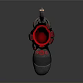Durable Black And Red Work Boots With Metal Parts For Daily Use