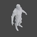 Man Wearing Silver Medieval Knight Full Body Shiny Metallic Armor Standing Position