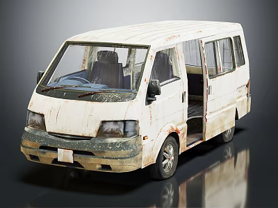 INDUSTRIAL LOFT VAN CAR 3d model
