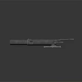 Military Tactical Weapon With Metallic Body Sight Mechanism And Ammunition Cylinder