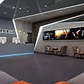 Modern Gym Interior With Treadmills Strength Training Equipment And Workout Space