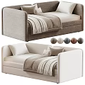 Modern Soft Fabric Upholstered Children Bed With Multiple Color Choices For Warm Comfortable Kids Bedroom