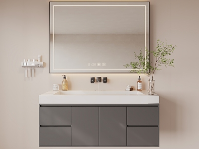 modern sink bathroom cabinet model