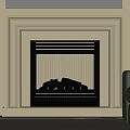 Fireplace 3d model