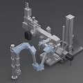 Industrial Robotic Arm Equipment Featuring Automated Mechanical Structure And Metal Components