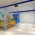 Children's Education Service Experience Store In Mall With Colorful Decor And Interactive Play Area