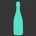 Elegant Perrier Jouët Champagne Bottle With Gold Label And Classic Cork