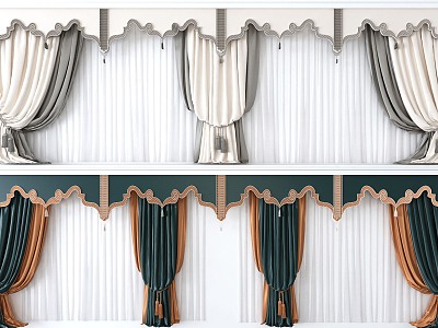 Curtains 3d model