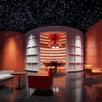 Star Bar Modern Bar 3d model