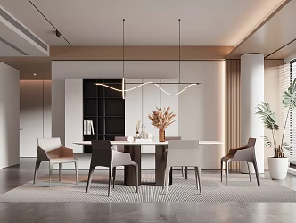 Modern Restaurant 3d model