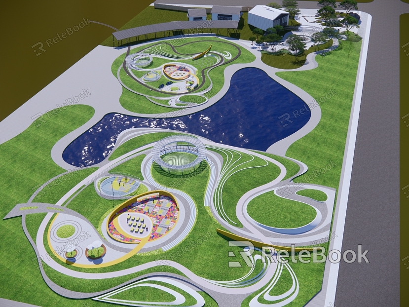 Landscape Landscape Park Outdoor Landscape Park model