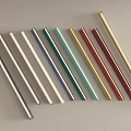 Modern Slim Strip Wall Lamps In Various Colors For Home Decoration