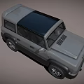 Gray Off Road SUV With Black Roof And Rugged Design Large Tires