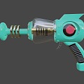 Retro future laser gun 3d model