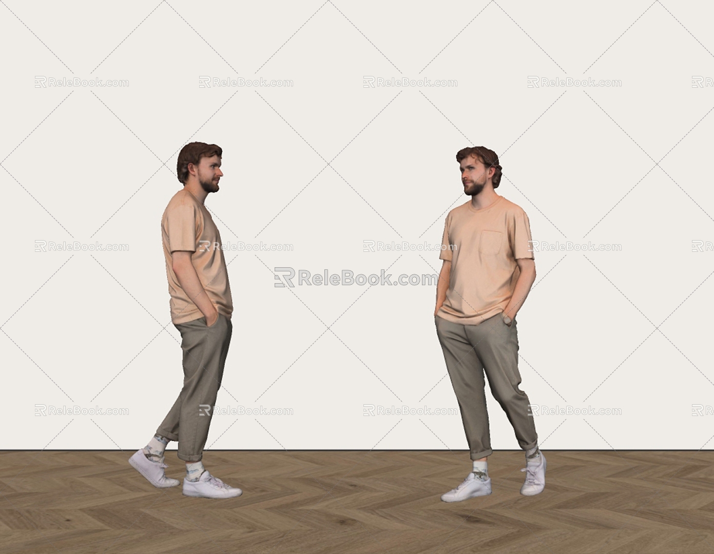 modern man male figure model