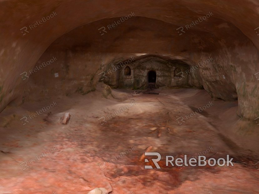 Cave Mountain Cave Cave Realistic model