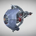 Robot Intelligent Robot Flying Robot NPC Science Fiction Robot Future High-tech Low Face Number Low Model Simple Model Film and Television Level Super Realism 3d model
