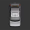 Silver Compact Car With FUNNY Decal And ST11 License Plate Design