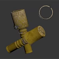 Golden Pipeline Equipment With Mesh Cover And Metal Connecting Components