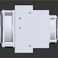 White Compact Household Ventilation Fan With Efficient Cooling System And Practical Design