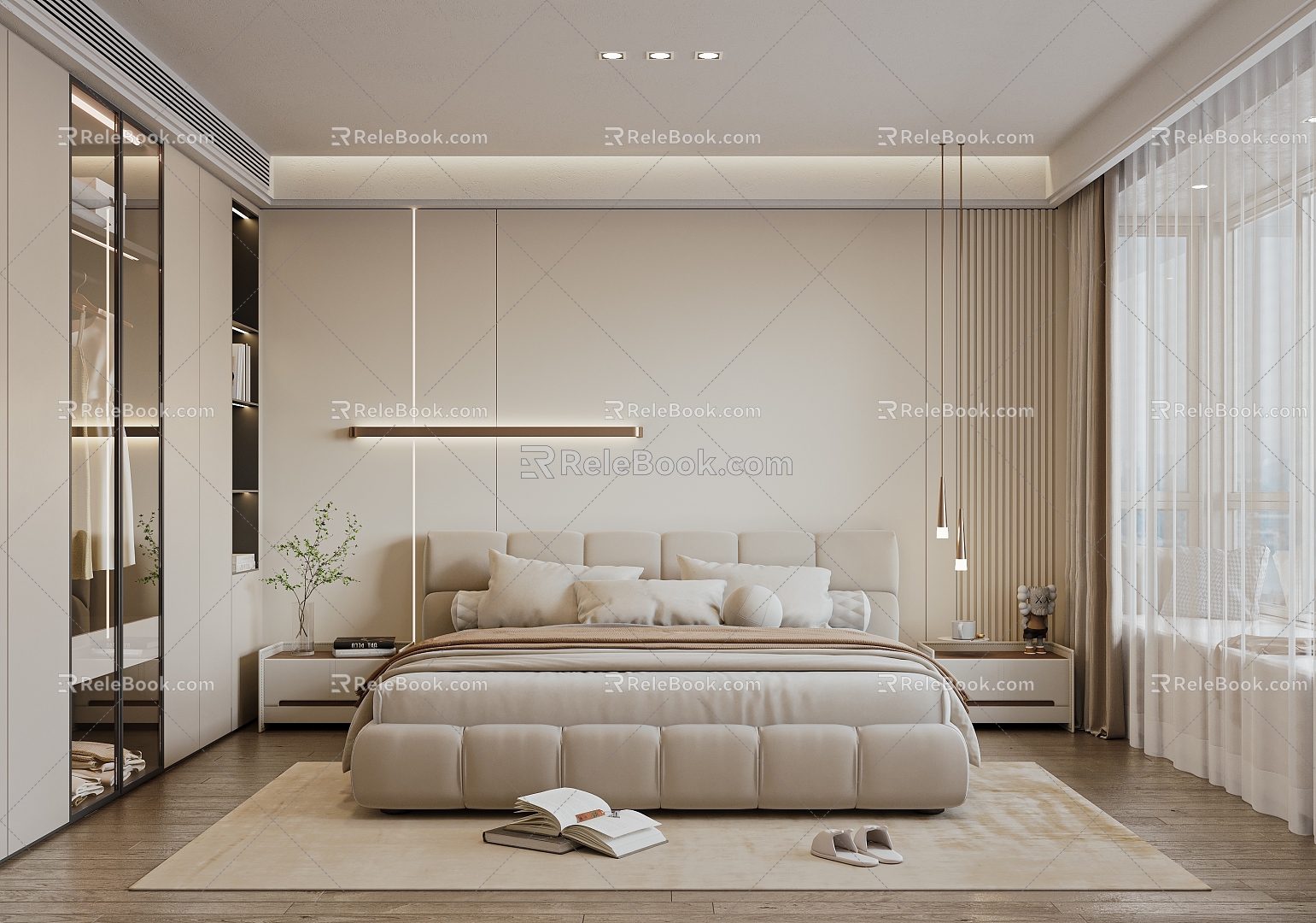 Modern Bedroom 3d model