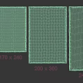 Modern Square Rug With Various Size Options For Home Living Areas