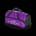 Purple On the Go Gear Podium Sports Duffel Bag with Black Straps for Athletic Use
