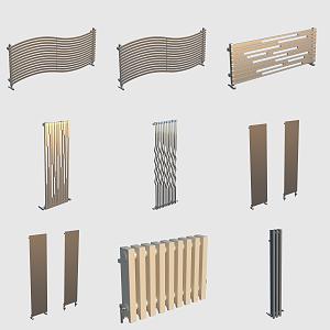 Heating and floor heating pipes for hydropower components 3d model