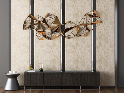 Modern TV Cabinet Side Cabinet 3d model