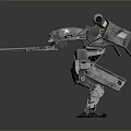 Mech Warrior Mech Soldier Machine Battlearm Mechanical Battlearm Machine Fighter Robot 3d model