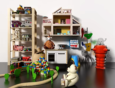 Modern Toy Combo 3d model